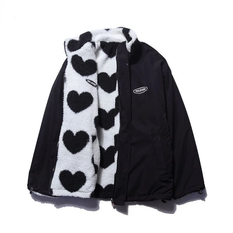 Amara - Heart-Lined Cozy Jacket