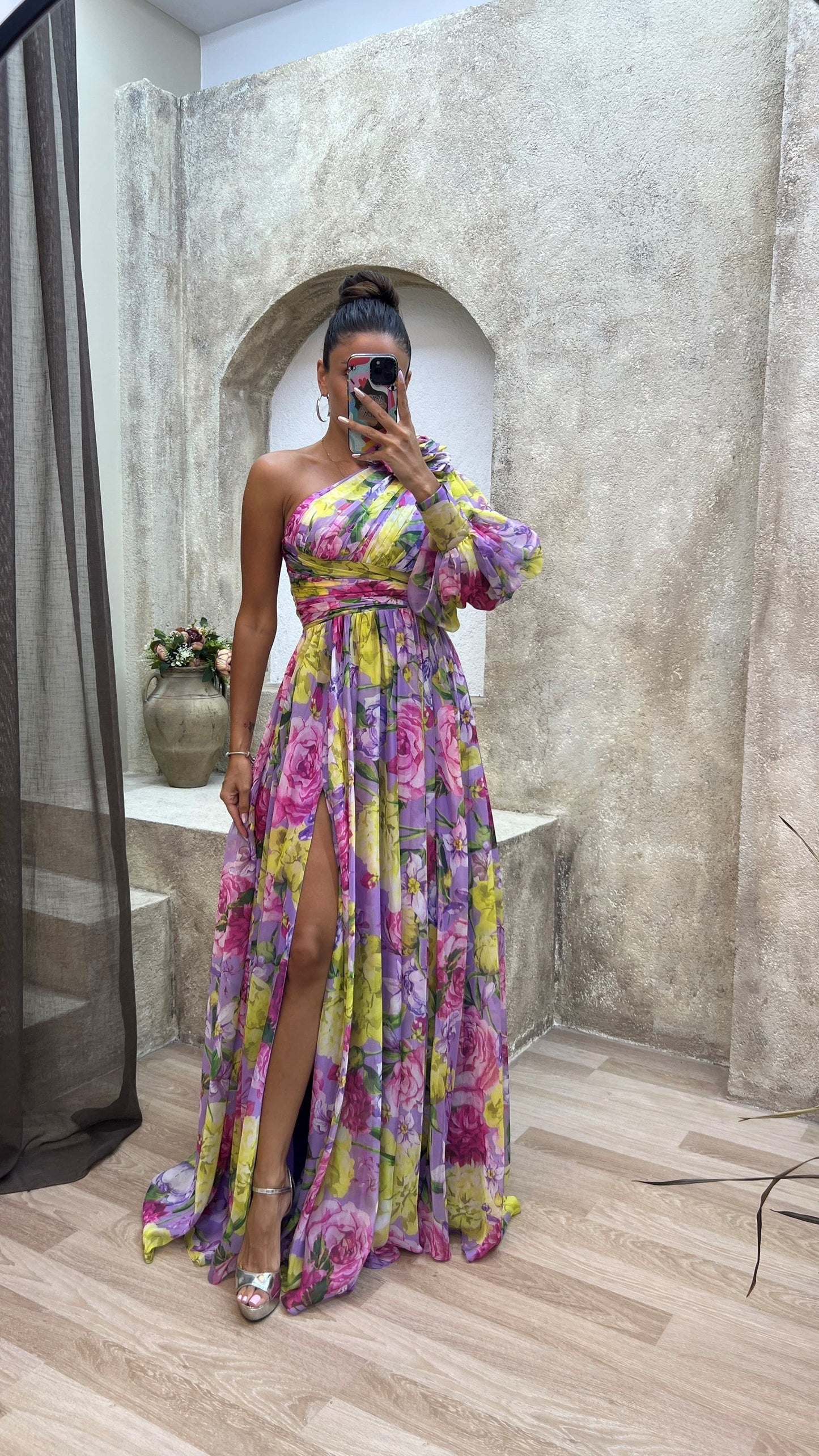 Azaria - Tropical Flowy Dress
