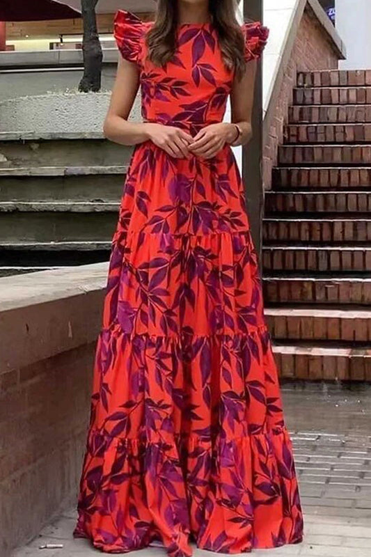 Azurea - Tropical Maxi Dress