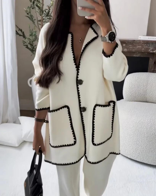 Alicia - Contrast Trim Ensemble Set