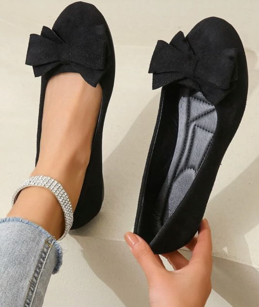 Amalyn - Classic Quilted Bow Flats