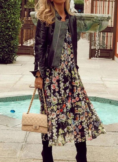 Calie - Floral Vintage Dress
