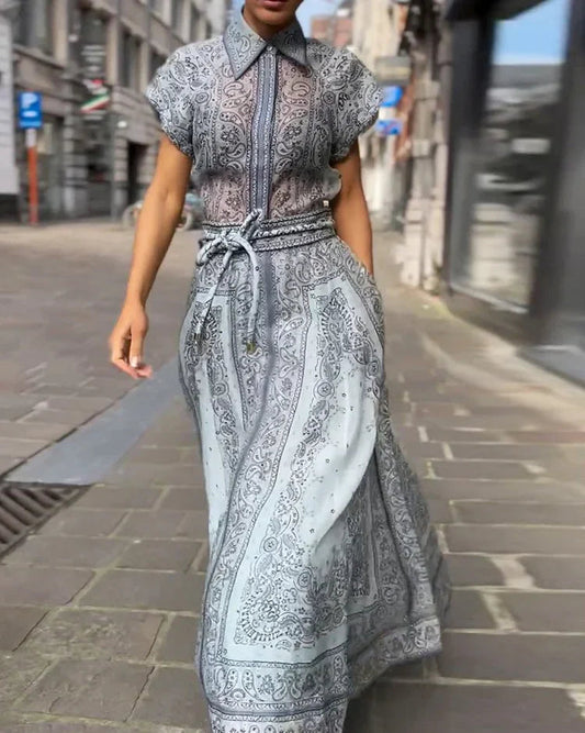 Adele - Boho Print Two-Piece Set