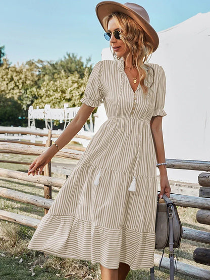 Bernice - Classic Striped Dress