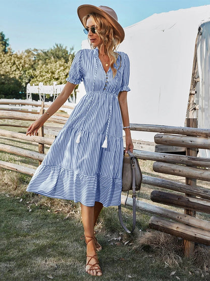 Bernice - Classic Striped Dress