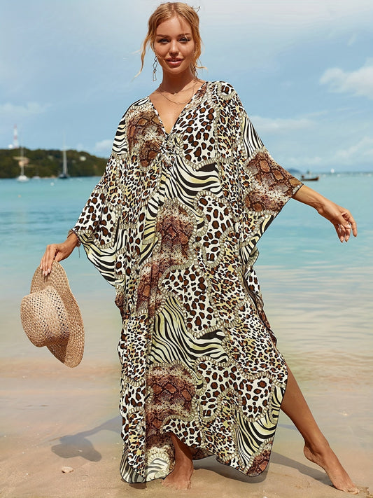 Amara - Wild Safari Beach Dress