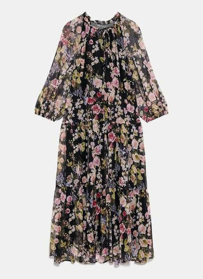 Calie - Floral Vintage Dress